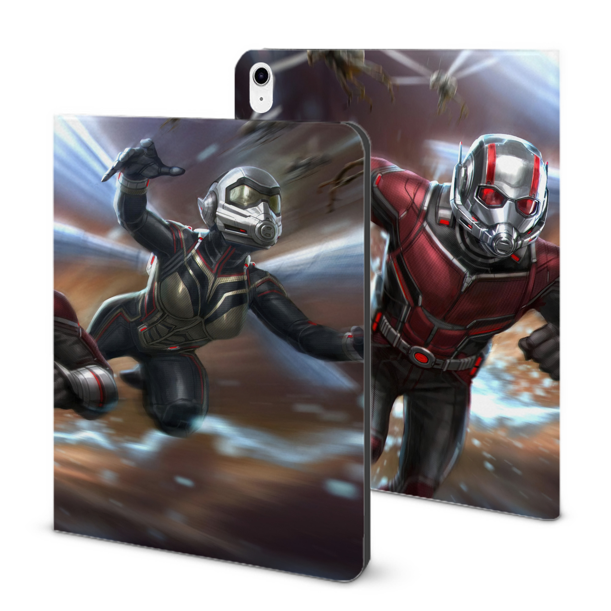 （画像用） アベンジャーズ The Avengers IPad ケース ブック型 PUレザー TPU 耐衝撃 軽量 薄型 ペン収納なし 全面保護 IPad 各モデル対応